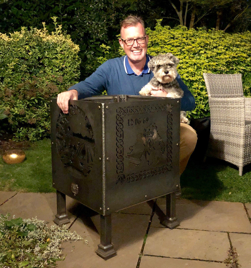 A Typical (Personalised) Fire Pit Order
