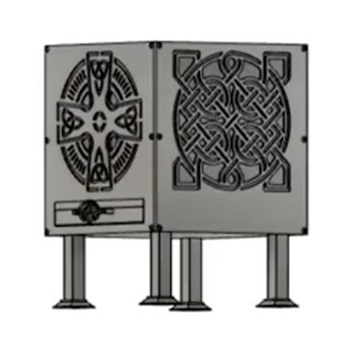 Small Celtic Cross with Celtic Knot Fire Pit £199