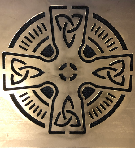 Small Celtic Cross with Celtic Knot Fire Pit £199