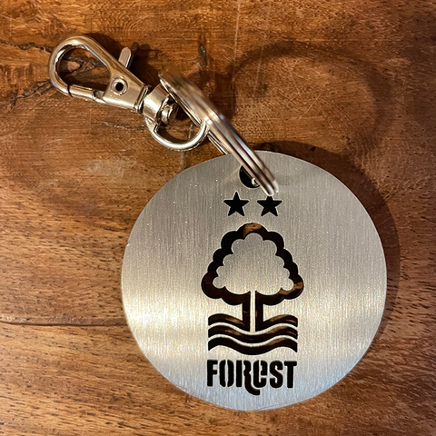 Nottingham Forest Round Golf Marker Keyring