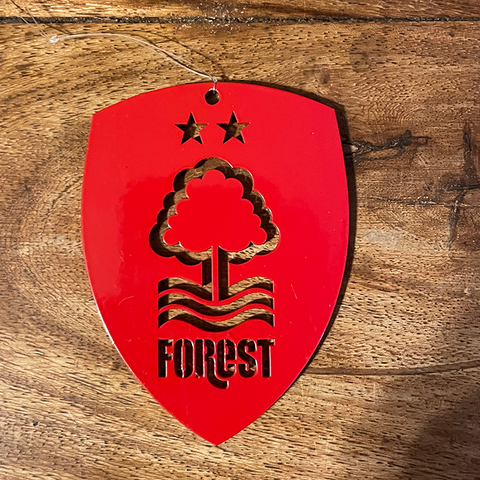 Nottingham Forest Small Shield 2x3’’ | Red or Stainless