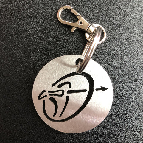 Nottingham Rugby Round Golf Marker Keyring