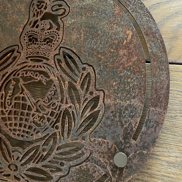 Royal Marines Steel Wall Panel