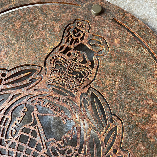 Royal Marines Steel Wall Panel