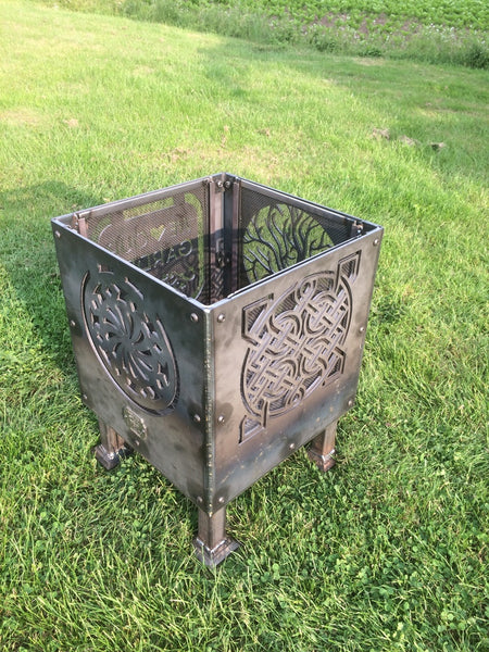 Small Celtic Cross with Celtic Knot Fire Pit £199