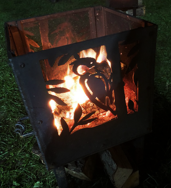 Large Oak Tree and Woodpecker Fire Pit £299