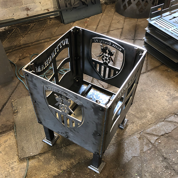 Small Notts County with Flames Fire Pit £199