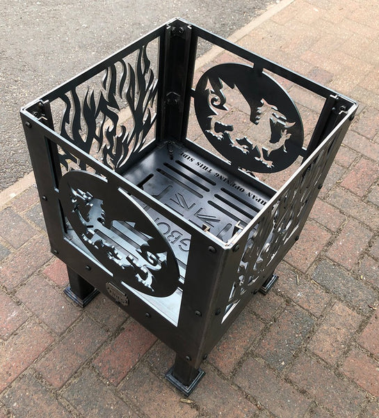 Medium Welsh Dragon and Flames 45cm Fire Pit £299