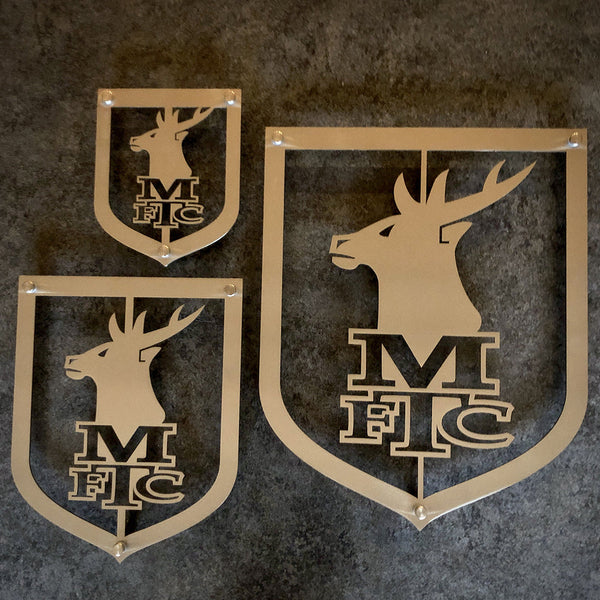 Mansfield Town FC Stainless Steel Wall Shields