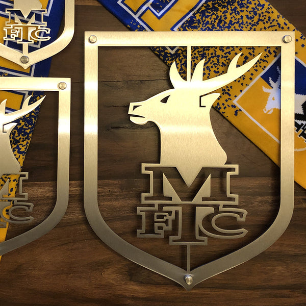 Mansfield Town FC Stainless Steel Wall Shields