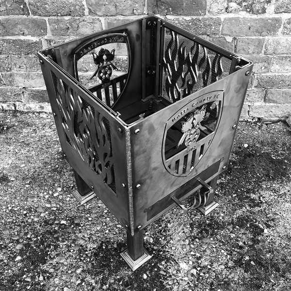 Small Notts County with Flames Fire Pit £199