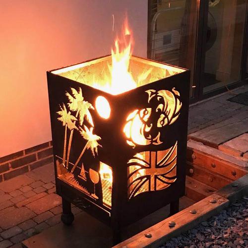 Palm Trees with Sailboat