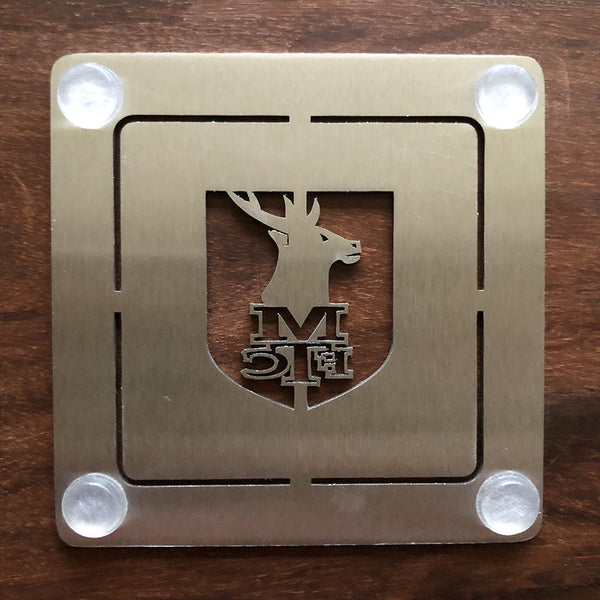 Mansfield Town Stainless Steel 10cm Coaster