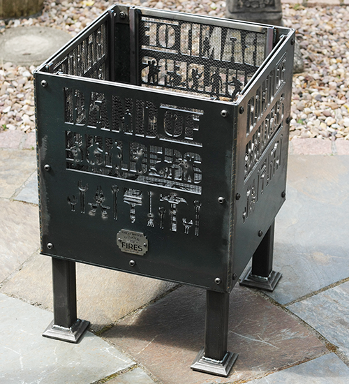 Band of Builders Official 400mm Fire Pit | 40/45/50cm Sizes Available