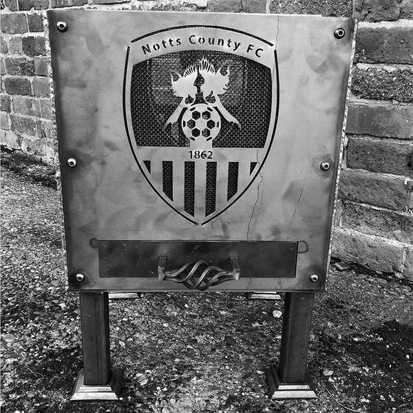 Small Notts County Football Club (with Flames) 40cm Fire Pit £249