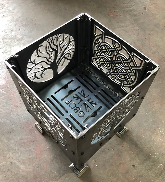 Celtic Knot, Rowan Tree, Blackbirds and Tree Of Life Fire Pit | 40cm | 45cm | 50cm Sizes