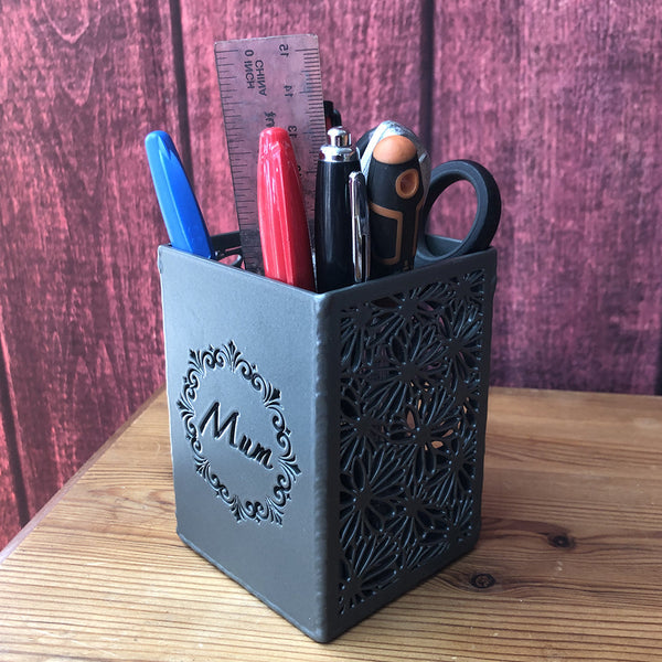 'Mum' Pen or Candle Holder