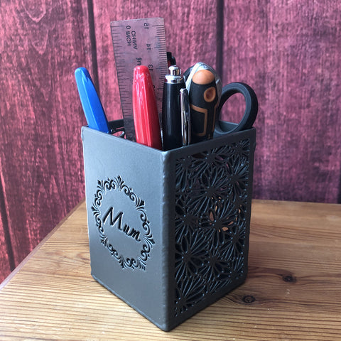 'Mum' Pen or Candle Holder