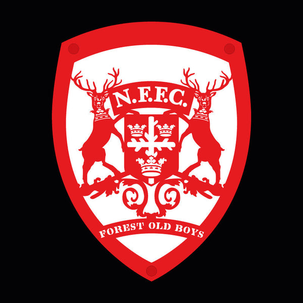 Nottingham Forest 'FOREST OLD BOYS' Stainless Steel, Wall Shield