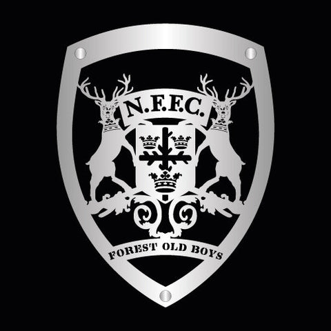 Nottingham Forest 'FOREST OLD BOYS' Stainless Steel, Wall Shield