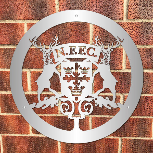 Nottingham Forest Vintage 1958-1974 Logo | Stainless Round Wall Panel