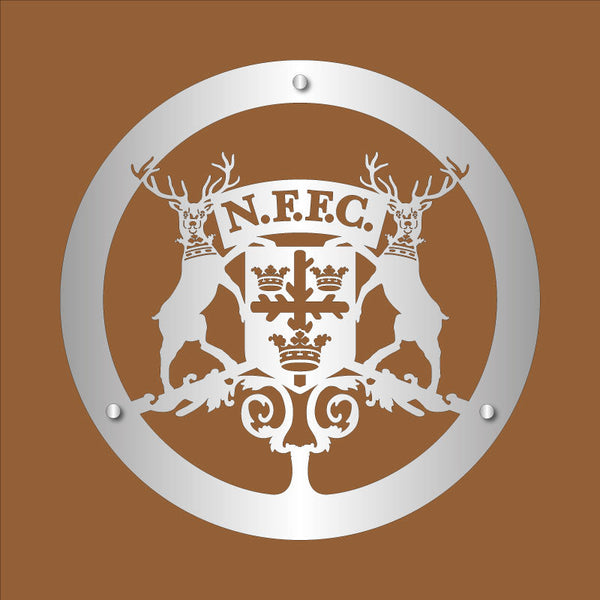 Nottingham Forest Vintage 1958-1974 Logo | Stainless Round Wall Panel