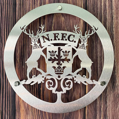 Nottingham Forest Vintage 1958-1974 Logo | Stainless Round Wall Panel