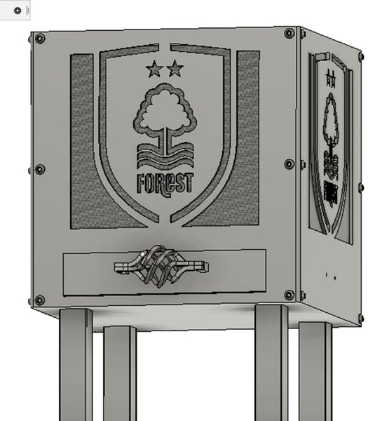 Nottingham Forest Fire Pit (official suppliers) by Great British Outdoor Fires