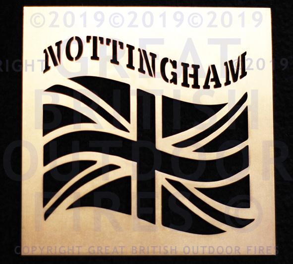 British Flag with Place Name