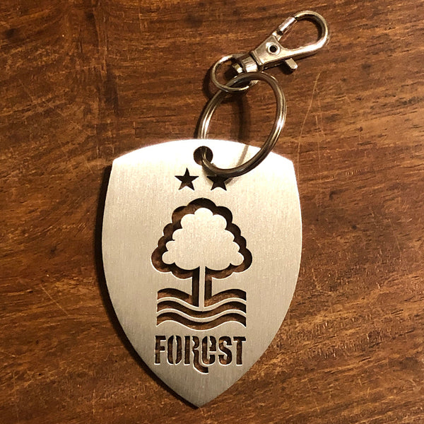Forest keyring stainless steel by Great British Outdoor Fires