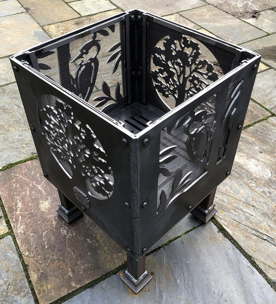 Small Oak Tree and Woodpecker 40cm Fire Pit £249