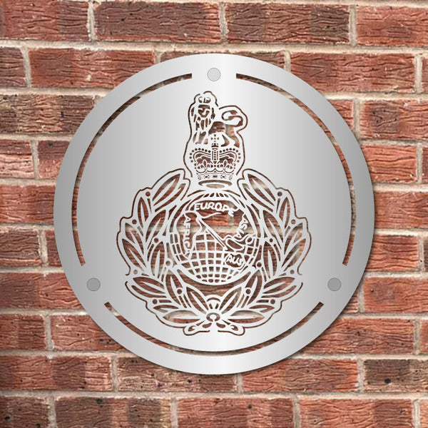 Royal Marines Steel Wall Panel