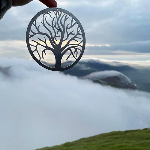 Tree of Life 10cm Steel Ornament