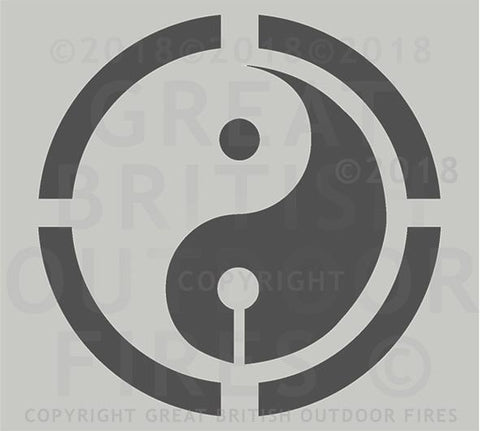 "This circular design is inspired by the Yin Yang symbol of Chinese philosophy."