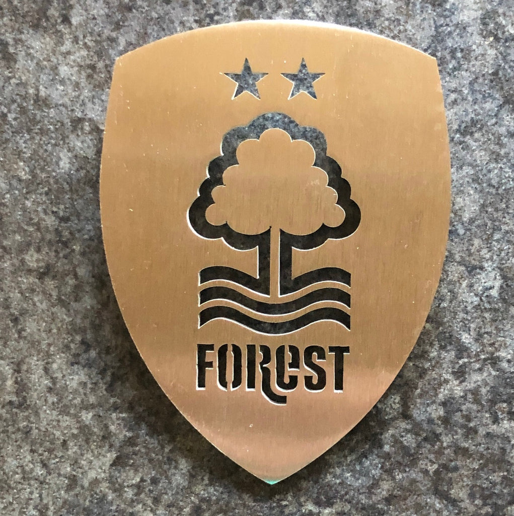 Nottingham Forest Stainless Steel Fridge Magnet 68x90mm