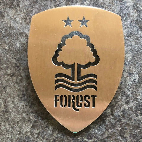 Nottingham Forest Stainless Steel Fridge Magnet 68x90mm