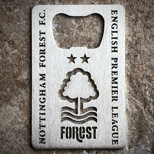 Nottingham Forest Football Club Stainless Steel Premier League Bottle Opener