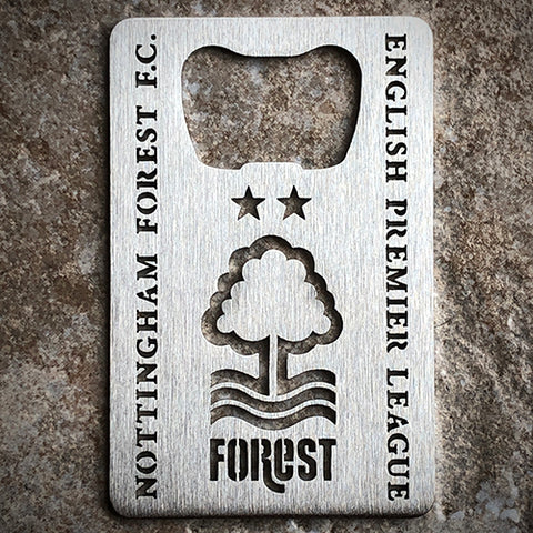 Nottingham Forest Football Club Stainless Steel Premier League Bottle Opener