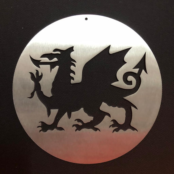 Welsh Dragon Y Ddraig Goch Stainless Steel | 15cm