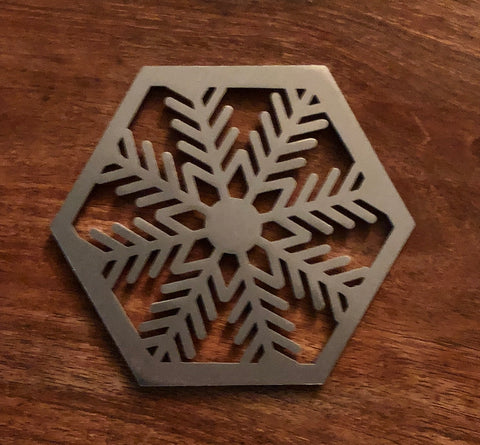 Christmas 10cm Stainless Steel Drinks Coaster