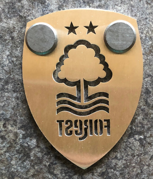Nottingham Forest Stainless Steel Fridge Magnet 68x90mm