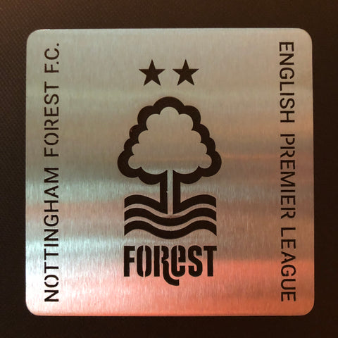 Nottingham Forest PREMIER LEAGUE 10cm Stainless Steel Coaster Beer Mat