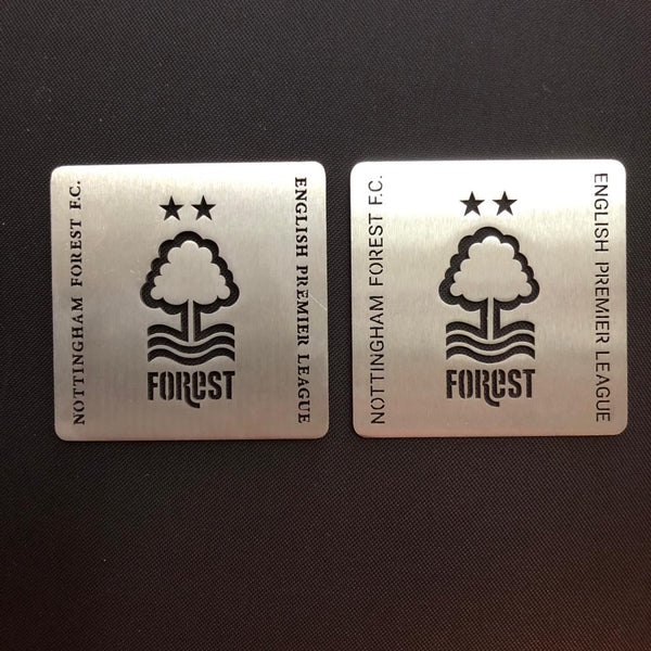Nottingham Forest PREMIER LEAGUE 10cm Stainless Steel Coaster Beer Mat
