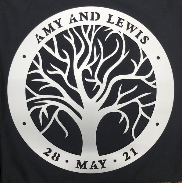 Personalised Tree Of Life Wall Panel