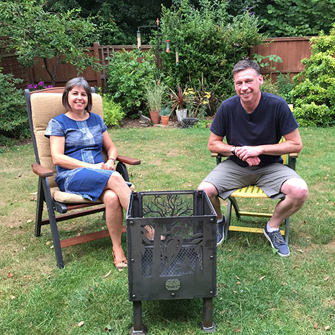 GBOF fire pit delivery to Newport, Shropshire