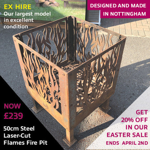50cm Flames Used Fire Pit £239
