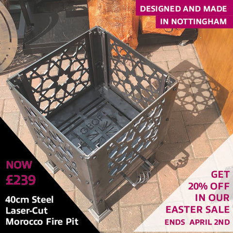 40cm Morocco Style Fire Pit £239