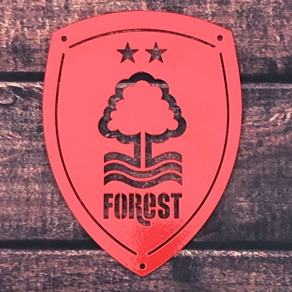 Nottingham Forest (NFFC) Red, Large Wall Panel Shield | 30x40cm