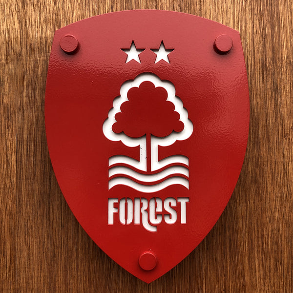 Nottingham Forest (NFFC) Red, Small, Wall Panel Shield | 15x20cm