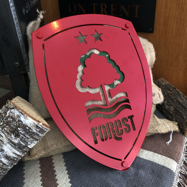 Nottingham Forest (NFFC) Red, Large Wall Panel Shield | 30x40cm
